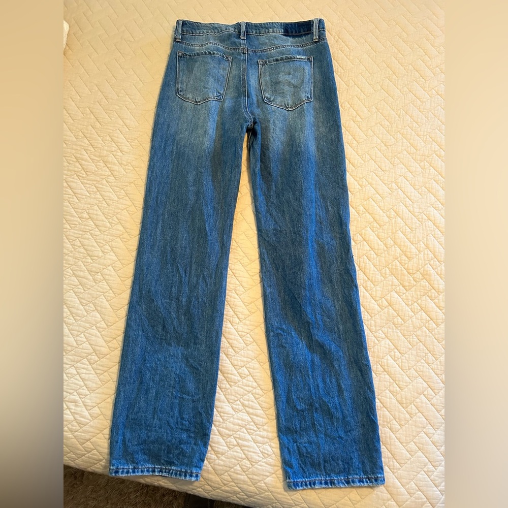 Insane Gene High Rise Straight Distressed Jeans - Picture 8 of 12